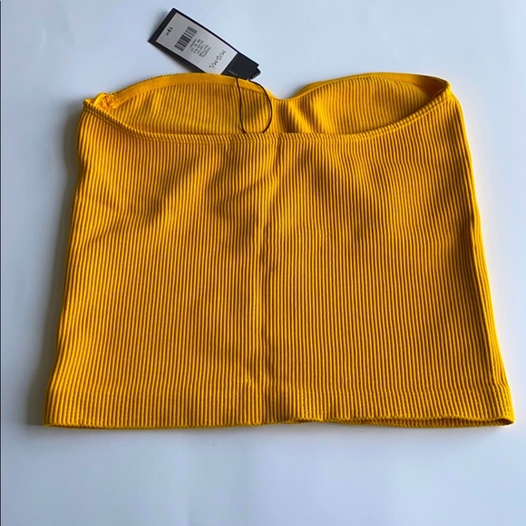 Dynamite yellow tube top (M/L) - Picture 2 of 3